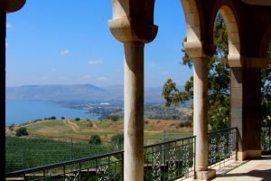 Uitzicht vanaf de ommegang