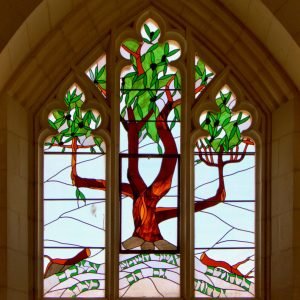 Glas-in-lood raam in Christ Church Christ Church