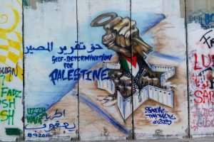 Graffiti op de Muur. Een beeld van het opgesloten zijn. graffiti