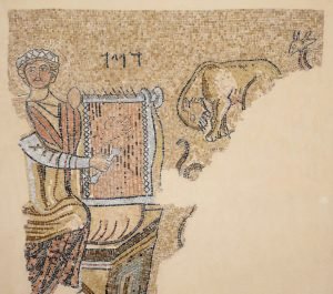 Mozaïek: koning David Mozaïek